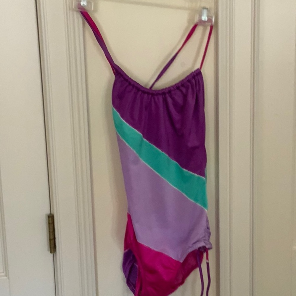 LADIES ROXANNE BATHING SUIT PINK, LAVENDER, TEAL 12
